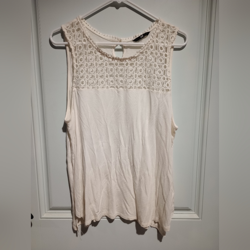 H&M women's size medium sleeveless dress top